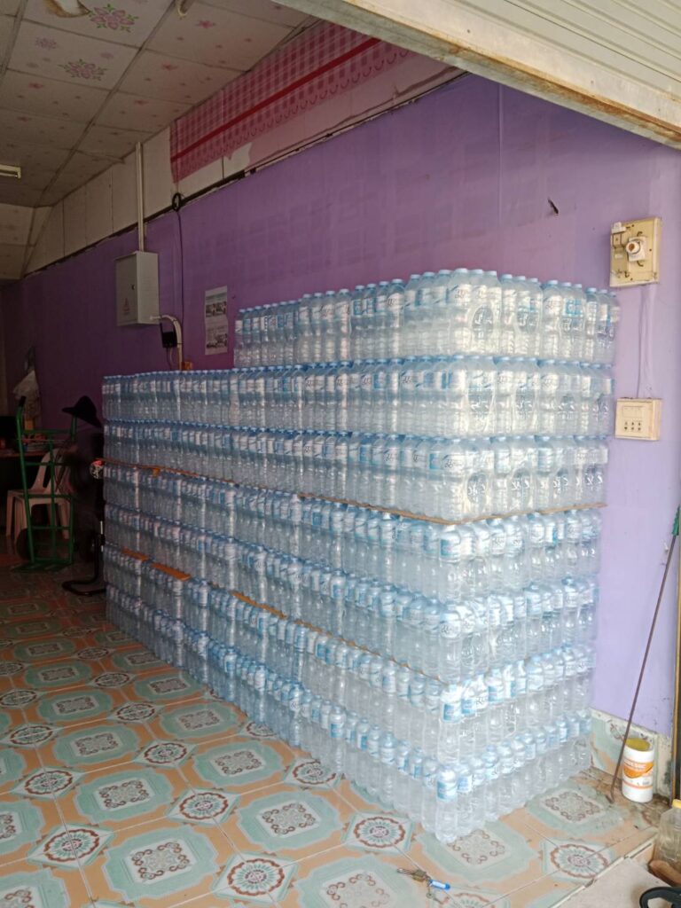 ผลงานจัดส่งน้ำดื่มให้ร้านค้าส่งในจังหวัดร้อยเอ็ด พร้อมบริการตรงเวลา