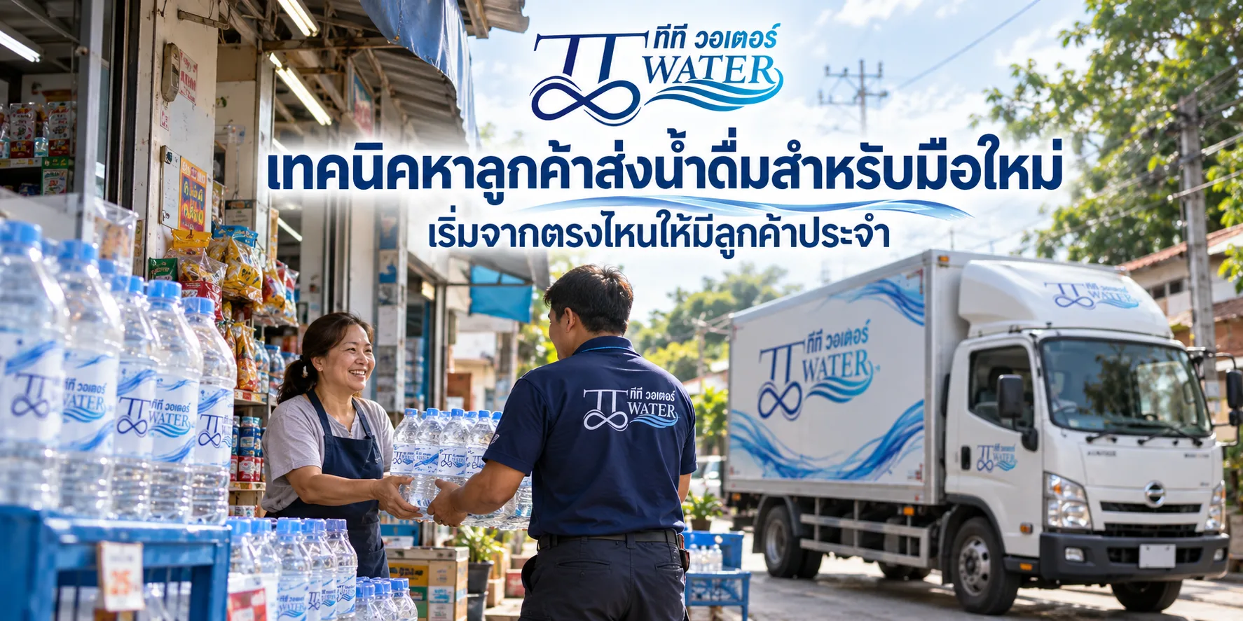 เทคนิคหาลูกค้าส่งน้ำดื่มสำหรับมือใหม่ เริ่มจากตรงไหนให้มีลูกค้าประจำ 1 เทคนิคหาลูกค้าส่งน้ำดื่มสำหรับมือใหม่ เริ่มจากตรงไหนให้มีลูกค้าประจำ